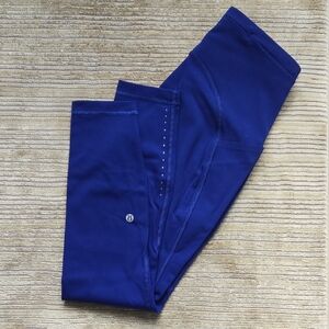 Lululemon Swift Speed High-Rise Crop 23" Cobalt Blue Size 6